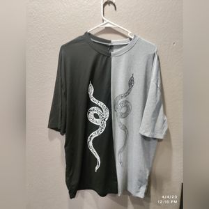 split snake shirt